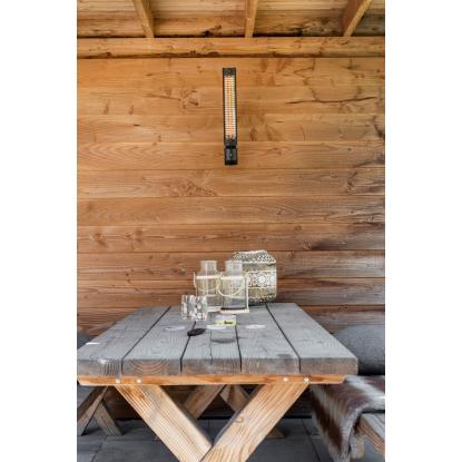 Eurom Golden 1500 Slim terrassevarmer, sort, 1500W