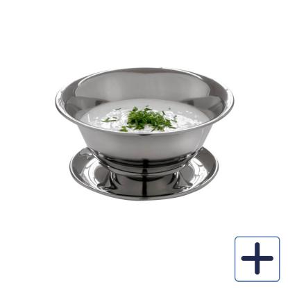 Steel-Function rund sauceskål, rustfrit stål