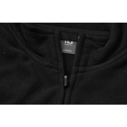 ID 0808 fleece tunika med korte ærmer, unisex, sort