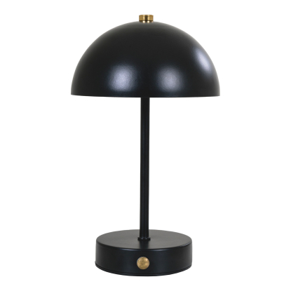 Holt LED bordlampe, genopladelig, H25 cm, sort