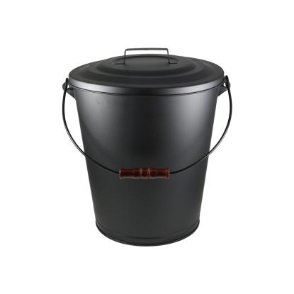 Muurikka aske/-kul spand med låg - 25 liter