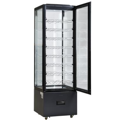 Scandomestic DC402BB displaykøleskab, 250 liter
