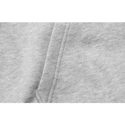 ID 0660 Soft hættetrøje med kængurulomme, unisex, grå melange