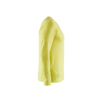 Blåkläder 3500 t-shirt lang ærme, hi-vis gul