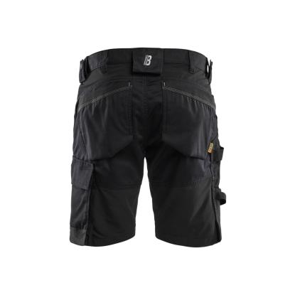 Blåkläder 1753 håndværker shorts med stretch, sort