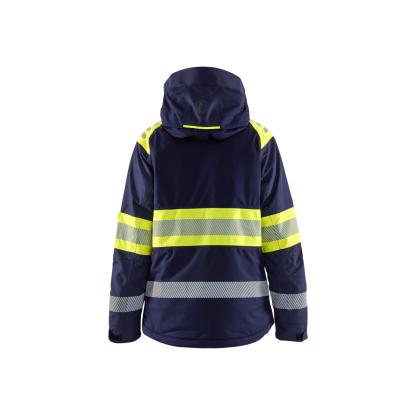 Blåkläder 4470 dame high vis vinterjakke, marineblå/hi-vis gul