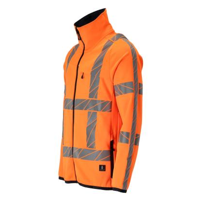 MASCOT ACCELERATE SAFE fleecetrøje med lynlås, hi-vis orange