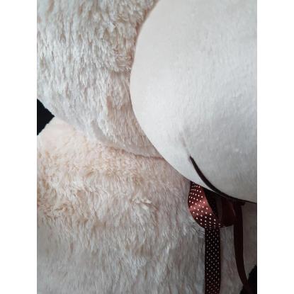 Bamse, bjørn, creme, 205 cm