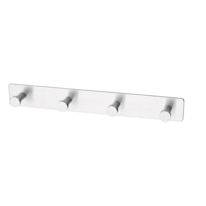 Habo 1368-4 håndklædekrog med 4 kroge, rustfri