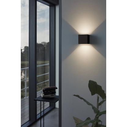 EGLO CALPINO udendørs LED væglampe, 10,5 x 10,5 cm, IP54, antracit