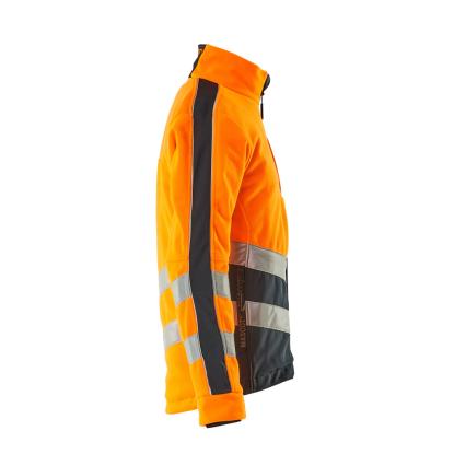 MASCOT SAFE SUPREME Sheffield fleecejakke, hi-vis orange/mørk marine