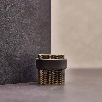 Beslag Design Helix dørstopper, Ø38 x 36 mm, antik bronze