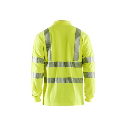 Blåkläder 3439 multinorm polo lang ærme inherent, hi-vis gul