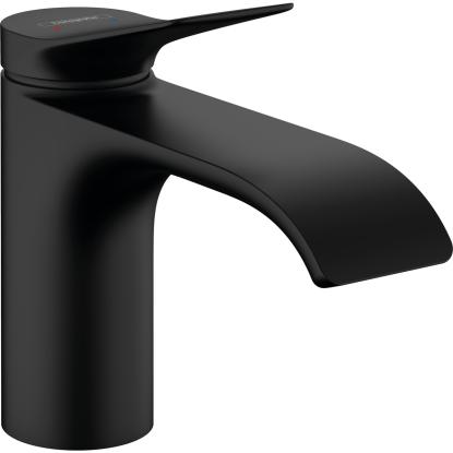 hansgrohe Vivenis 80 håndvaskarmatur uden bundventil, mat sort