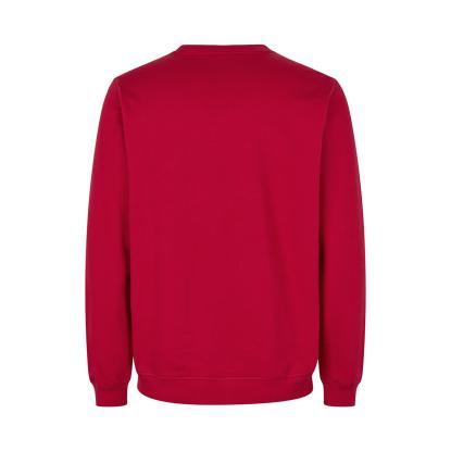 ID 0682 sweatshirt, økologisk, rød
