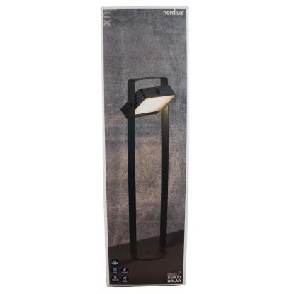 Nordlux Saulio LED havelampe med solceller, sort