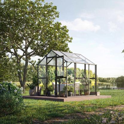 KGT Aptasia III,small, drivhus, antracitgrå, 5,06 m²