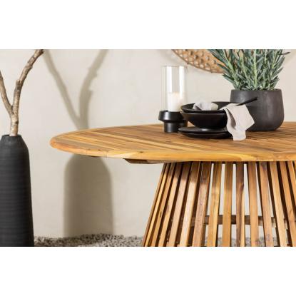 Venture Design Tucumán rundt havebord, natur, Ø150 cm