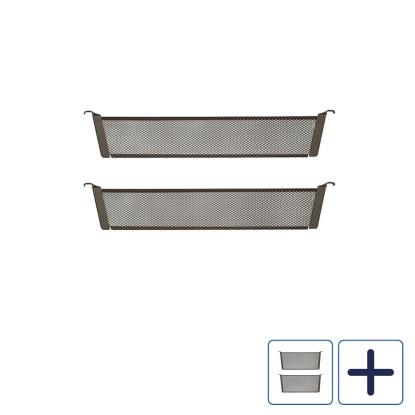 Classic by Elfa rumdeler til meshkurv, grafit, 40 cm - 2 stk.