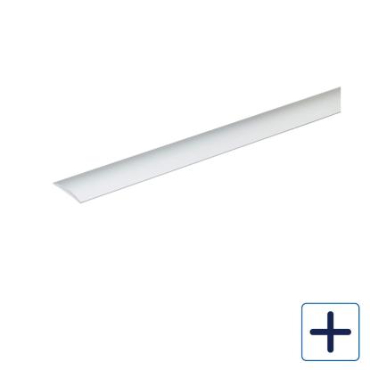 Habo SA13 selvklæbende tæppeliste, aluminium