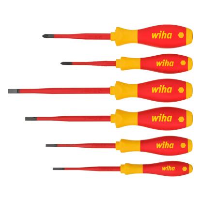 Wiha SoftFinish SlimFix electric skruetrækkersæt, LK/PH - 6 dele