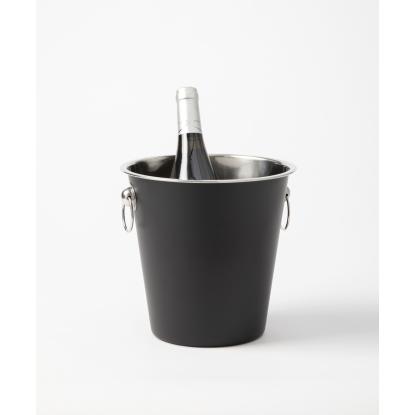 Steel-Function vin- og champagnespand, rustfrit stål, sort - 4,3 liter