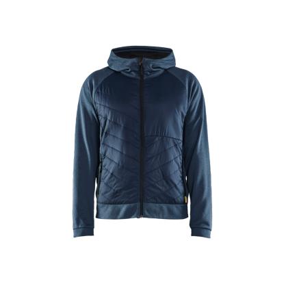Blåkläder 3463 hybrid sweatshirt, støvet blå/mørk marineblå