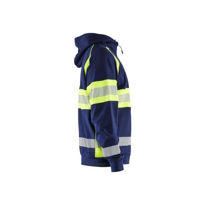 Blåkläder 3552 high vis hættetrøje, marineblå/hi-vis gul