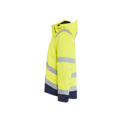 Blåkläder 4837 high vis skaljakke, hi-vis gul/marineblå
