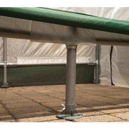 ShelterLogic drivhus, hvid/grøn - 4,32 m²