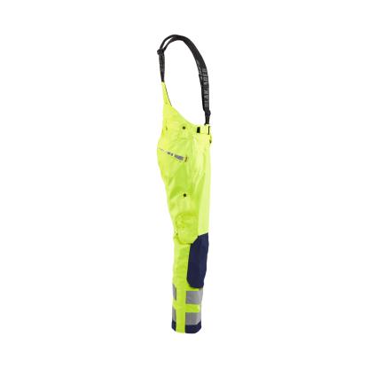 Blåkläder 1867 high vis skalbuks, hi-vis gul/marineblå