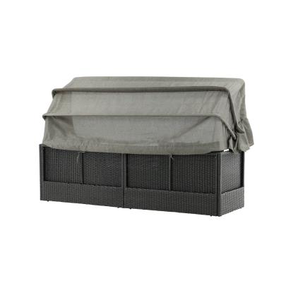 Venture Design Nopy havesofa med baldakin, sort/grå