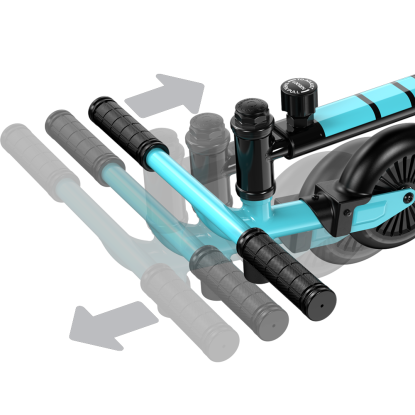 Razor crazy card shuffle go-cart, lyseblå