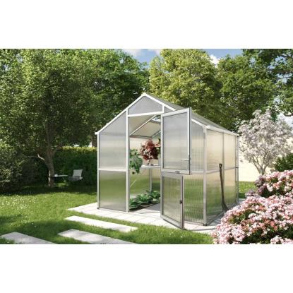 KGT Iris II drivhus, aluminium, 5,06 m²