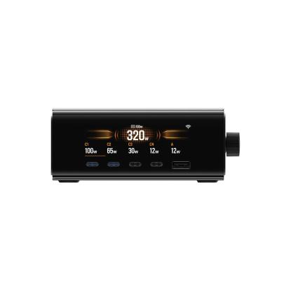 EcoFlow Rapid Pro bordoplader til Rapid Pro powerbanks med 4 x USB-C og 1 x USB-A, 320 W