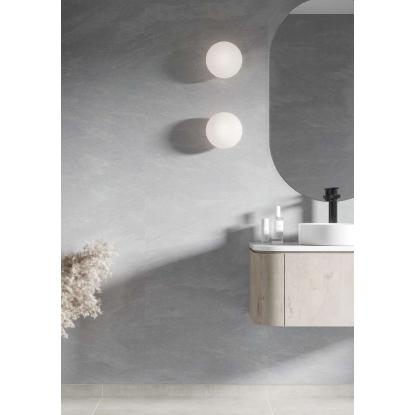 Fibo Basic vådrumspanel uden fugefræsning, 10 x 600 x 2400 mm, silver slate silk