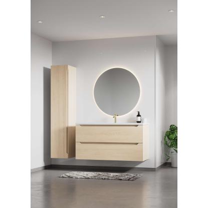 Fibo Colour vådrumspanel, 10 x 600 x 2400 mm, denver white high gloss