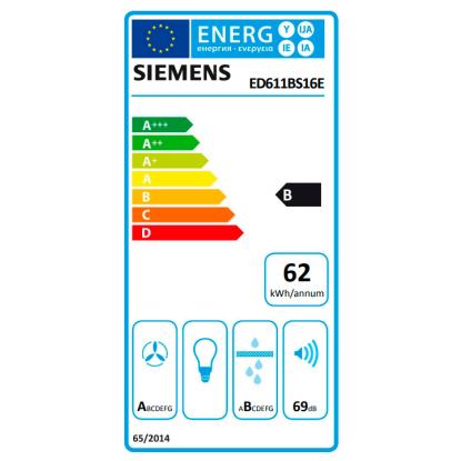 Siemens iQ300 induktionskogeplade med indbygget emhætte ED611BS16E
