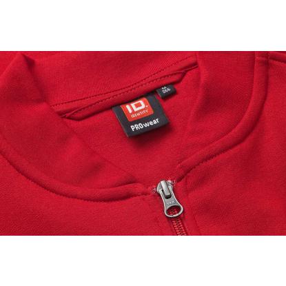 ID PRO Wear 0366 sweat cardigan, rød