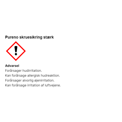 Pureno Skruesikring Stærk, 50 ml, 26-55 Nm