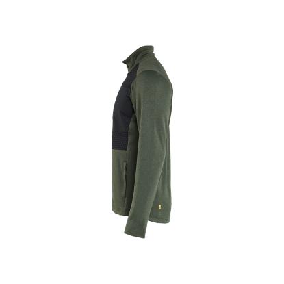 Blåkläder 3548 35482526 sweatshirt full zip, efterårsgrøn/sort