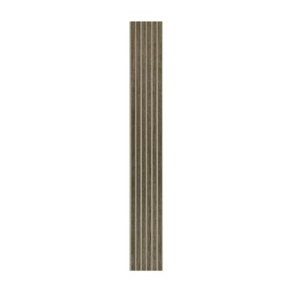 I-Wood Medio+ Original akustikpanel, sort olieret, beige filt og lys kerne, egefiner, 16 x 300 mm