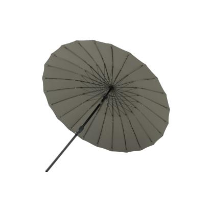 Venture Design Palmetto parasol med tilt, sort/grå, Ø270 cm