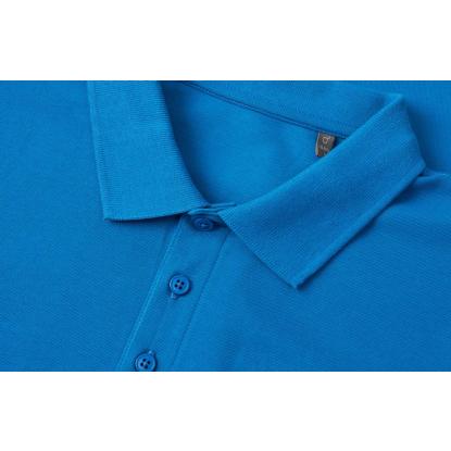 ID 0586 poloshirt, økologisk, azur