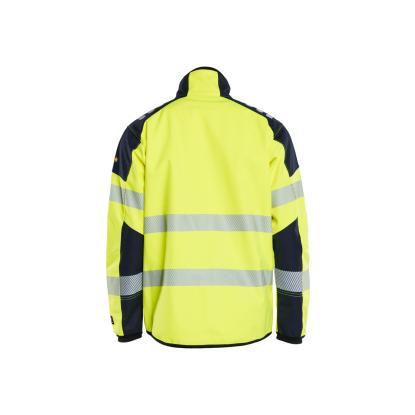 Blåkläder 4948 multinorm softshell jakke inherent, hi-vis gul/marineblå