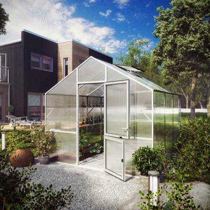 KGT Lilie III drivhus, aluminium, 9,59 m²
