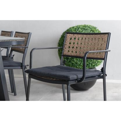 Venture Design Paola havestol, sort/natur 
