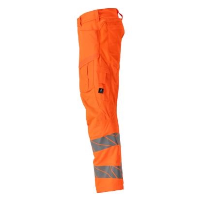 MASCOT ACCELERATE SAFE arbejdsbukser med knælommer, hi-vis orange