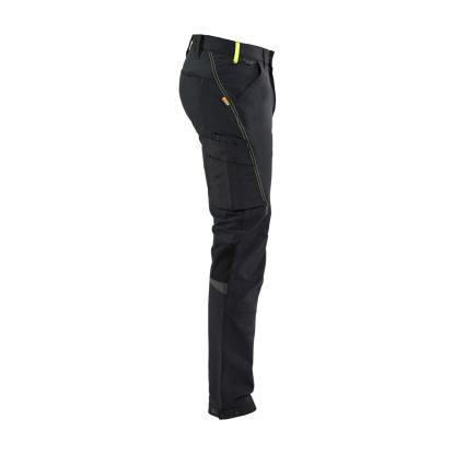 Blåkläder 1422 service buks 4-vejs stretch, sort/hi-vis gul