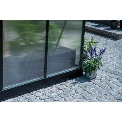 Halls Icon 6 drivhus 2,5 m², grøn, 4 mm poly